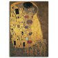 Glezniecība uz audekla, Skūpsts - G. Klimts, reprodukcija cena un informācija | Gleznas | 220.lv