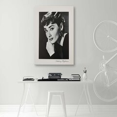 Glezniecība uz audekla, Audrey Hepburn - Portrets sēpijā cena un informācija | Gleznas | 220.lv