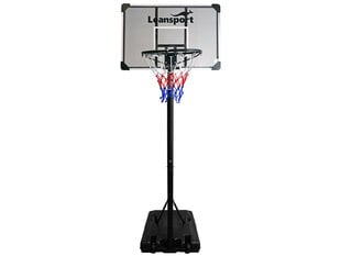 Basketbola komplekts ar statīvu uz riteņiem Lean Sport, 260 cm cena un informācija | Basketbola statīvi | 220.lv