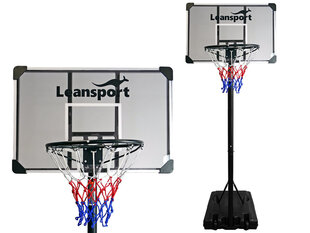 Basketbola komplekts ar statīvu uz riteņiem Lean Sport, 260 cm цена и информация | Баскетбольные стойки | 220.lv