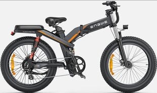 Elektriskais velosipēds Engwe X24, 24", melns, 1000W, 29,2Ah cena un informācija | Elektrovelosipēdi | 220.lv