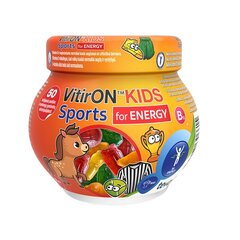 Uztura bagātinātājs VitirON Kids Sports, košļ. past. N50 cena un informācija | Vitamīni, preparāti, uztura bagātinātāji labsajūtai | 220.lv