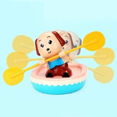 WOOPIE Игрушка для ванной Заводная надувная лодка с гребным щенком цена и информация | Игрушки для малышей | 220.lv