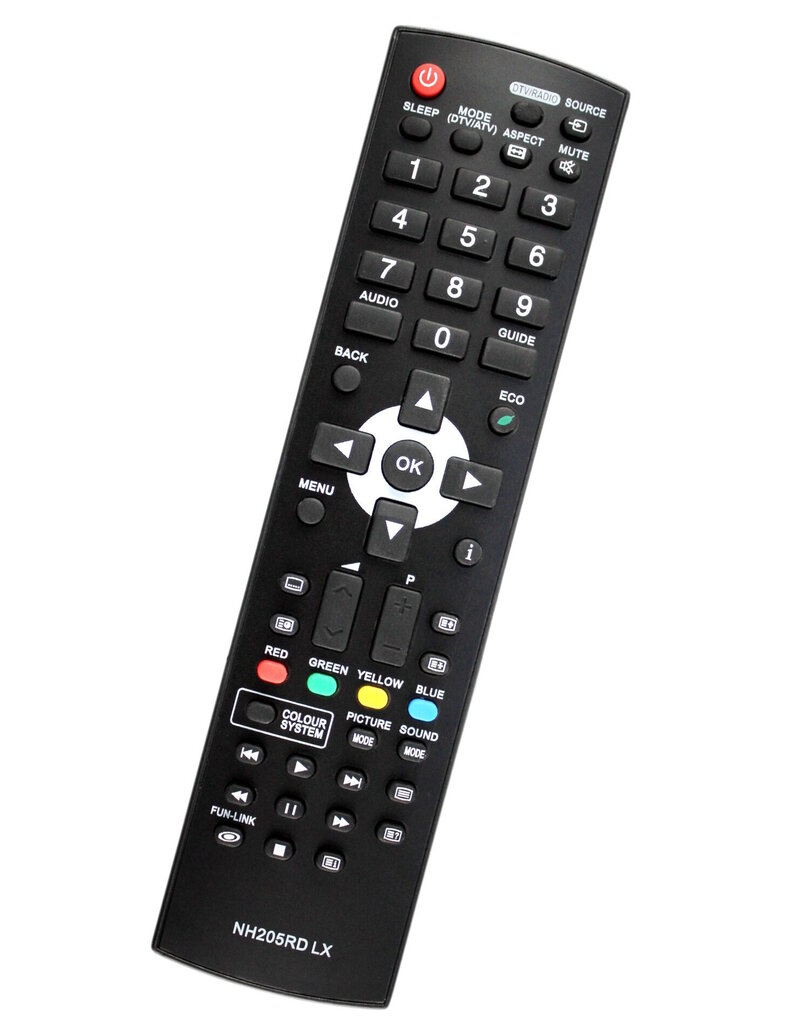 NH205RD tālvadības pults Funai LCD TV цена и информация | Televizoru un Smart TV aksesuāri | 220.lv
