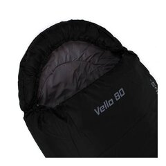 Guļammaiss Campus Vello 80 L, 220 x 80 x 50 cm, melns цена и информация | Спальные мешки | 220.lv