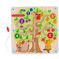 TOOKY TOY Magnētiskais augļu koku labirints Mācīšanās skaitīt cena un informācija | Galda spēles | 220.lv