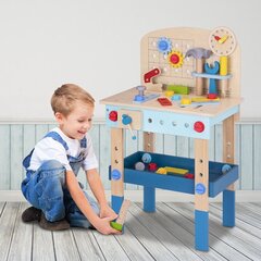 TOOKY TOY koka galds DIY darbnīcai cena un informācija | Rotaļlietas zēniem | 220.lv