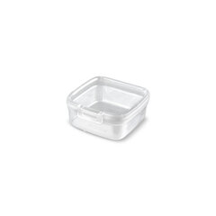 Контейнер для хранения продуктов квадратный 0,9 л Snap Box прозрачный цена и информация | Посуда для хранения еды | 220.lv