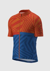 Футболка для велосипедиста Regular 3.0 (оранжево-синиe) цена и информация | Одежда для велосипедистов | 220.lv