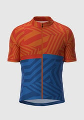 Футболка для велосипедиста Regular 3.0 (оранжево-синиe) цена и информация | Одежда для велосипедистов | 220.lv