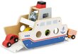 VIGA koka kuģu auto kapteinis 4gab. цена и информация | Rotaļlietas zēniem | 220.lv
