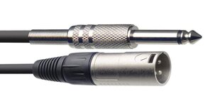 Stagg, XLR, 6.35 mm, 3 m cena un informācija | Kabeļi un vadi | 220.lv