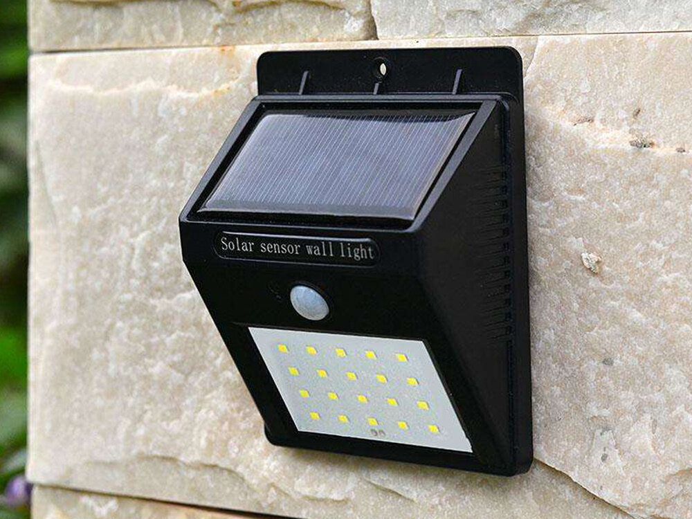 Āra lampa ar saules bateriju, LED 20 цена и информация | Āra apgaismojums | 220.lv
