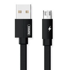 Cable USB Micro Remax Kerolla, 1m (black) цена и информация | Кабели для телефонов | 220.lv