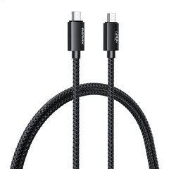 Cable USB-C USB-C Remax Ladon, USB2.0, RC-C035, 1m, 240W, (black) цена и информация | Кабели для телефонов | 220.lv