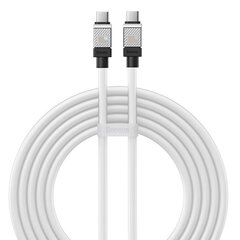 Cable USB-C do USB-C Baseus CoolPlay 100W 2m (white) цена и информация | Кабели для телефонов | 220.lv