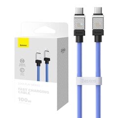 Cable USB-C do USB-C Baseus CoolPlay 100W 2m (blue) цена и информация | Кабели для телефонов | 220.lv