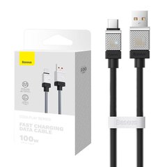 Cable USB do USB-C Baseus CoolPlay 100W 1m (black) цена и информация | Кабели для телефонов | 220.lv