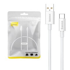 Cable USB do USB-C Baseus Superior 100W 2m (white) цена и информация | Кабели для телефонов | 220.lv