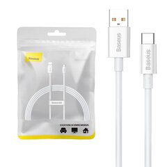 Cable USB do USB-C Baseus Superior 100W 2m (white) цена и информация | Кабели для телефонов | 220.lv