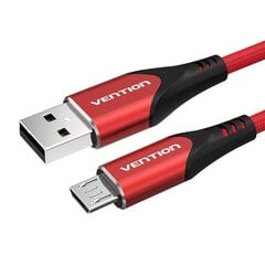 Кабель Vention COARG 1,5 м USB 2.0 — Micro-B USB (красный) цена и информация | Кабели для телефонов | 220.lv