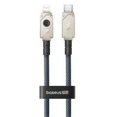 Кабель для быстрой зарядки Baseus USB-C/Lightning, 20 Вт, 1 м (темно-синий) цена и информация | Кабели для телефонов | 220.lv