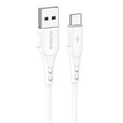 Кабель USB to USB-C Foneng, x81 2.1A, 1 м, белый цена и информация | Кабели для телефонов | 220.lv