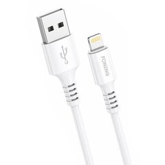 Кабель Foneng X85 3A USB-Lightning, 1 м (белый) цена и информация | Кабели для телефонов | 220.lv