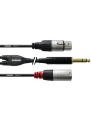 Cordial, Aux 3.5 mm/XLR, 3 m cena un informācija | Kabeļi un vadi | 220.lv