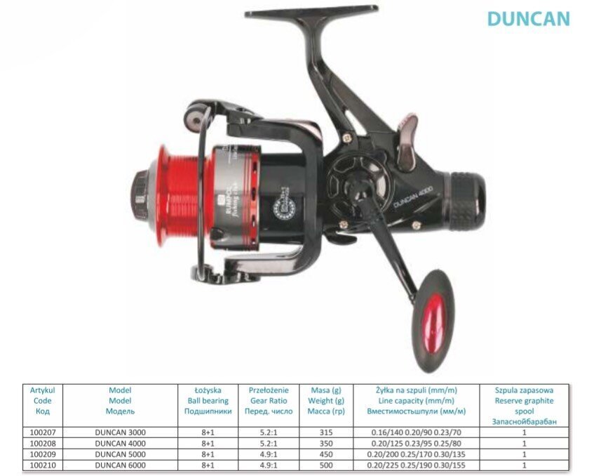 Gruntsmakšķere Duncan cena un informācija | Makšķeres, spiningi, makšķeru turētāji un statīvi | 220.lv