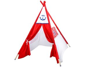 Палатка Tipi, белая цена и информация | Детские игровые домики | 220.lv