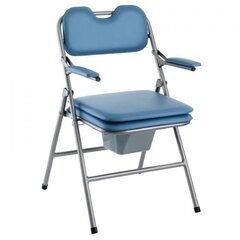 Tualetes krēsls ar roku un atzveltnes atbalstu cena un informācija | Medicīniskā aprūpe | 220.lv