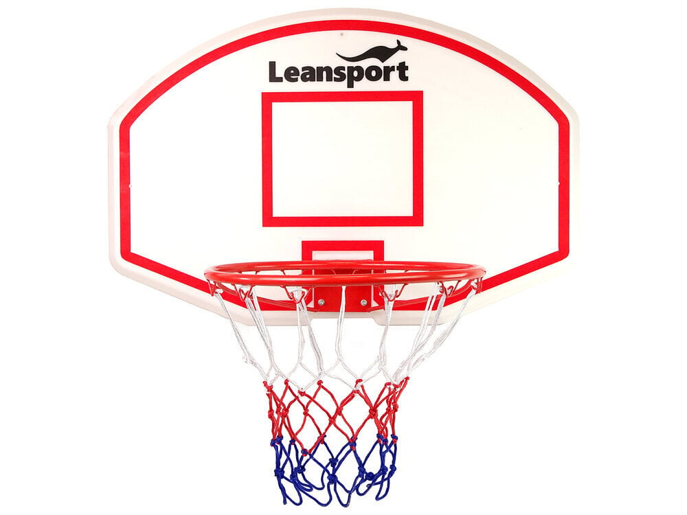 Piekaramais basketbola grozs Lean Sport, 90x60x28 cm, balts цена и информация | Basketbola grozi | 220.lv