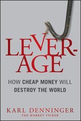 Leverage: How Cheap Money Will Destroy the World cena un informācija | Ekonomikas grāmatas | 220.lv