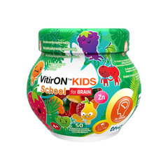 Uztura bagātinātājs VitirON Kids School jelly, 50 pastilas cena un informācija | Vitamīni, preparāti, uztura bagātinātāji labsajūtai | 220.lv