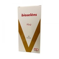 Medpro Bioselēns tabletes 50mcg N60 цена и информация | Витамины, пищевые добавки, препараты для хорошего самочувствия | 220.lv