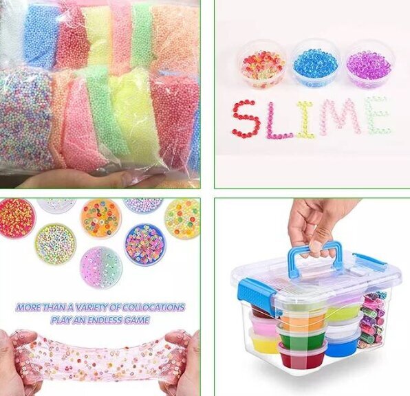 Radošais komplekts ar piederumiem Slime box cena un informācija | Modelēšanas un zīmēšanas piederumi | 220.lv