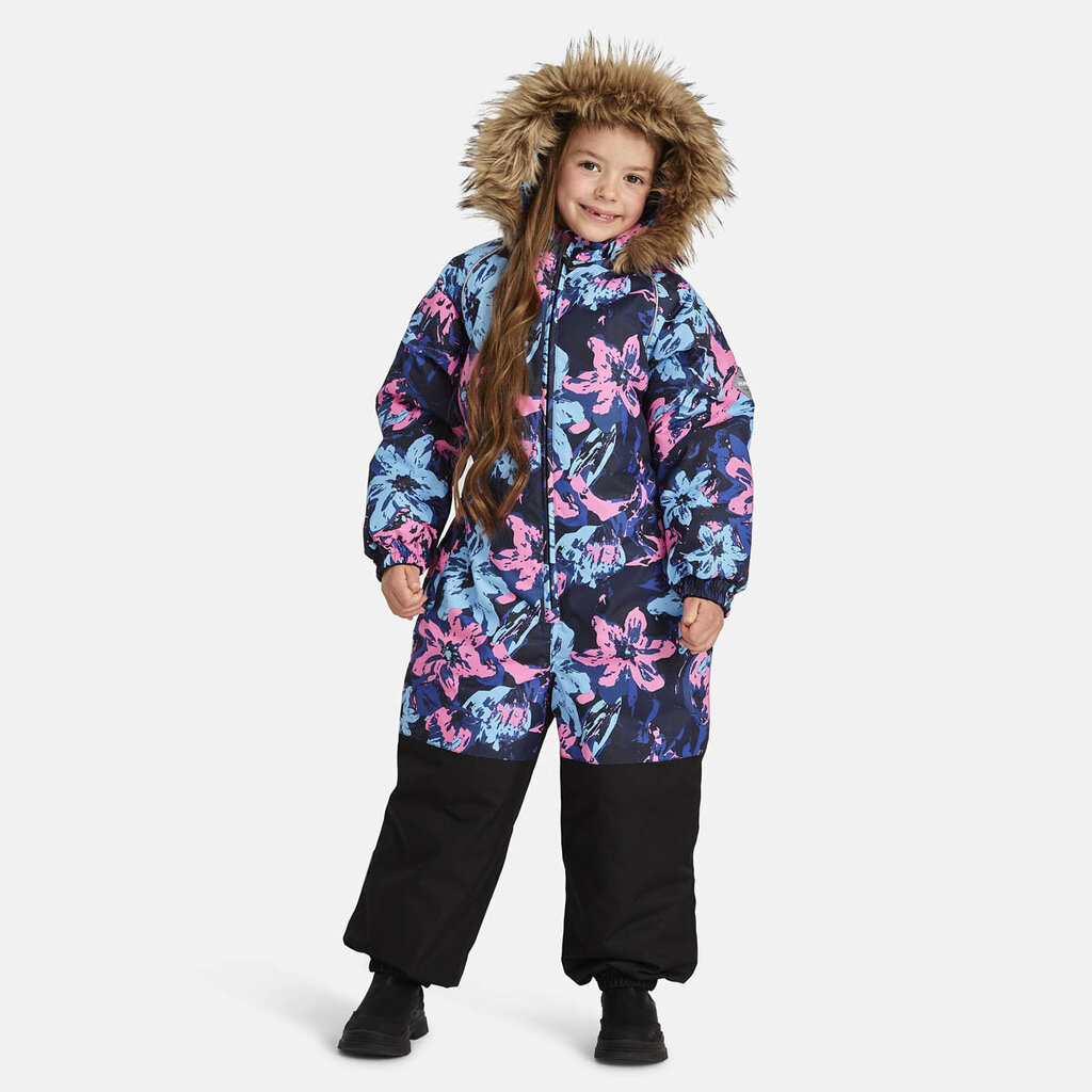 Huppa bērnu ziemas kombinezons Wille, zils-rozā cena un informācija | Ziemas apģērbs bērniem | 220.lv