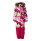 Huppa bērnu ziemas kombinezons WILLE, rozā krāsas cena un informācija | Ziemas apģērbs bērniem | 220.lv