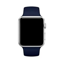 Mercury pasek Silicon Apple Watch 42|44| 45 mm niebieski|navy цена и информация | Аксессуары для смарт-часов и браслетов | 220.lv