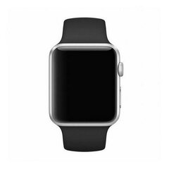 Mercury pasek Silicon Apple Watch 42|44| 45 mm czarny|black цена и информация | Аксессуары для смарт-часов и браслетов | 220.lv