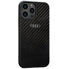 Audi Carbon Fiber iPhone 13 Pro Max 6.7" czarny|black hardcase AU-TPUPCIP13PM-R8|D2-BK цена и информация | Чехлы для телефонов | 220.lv