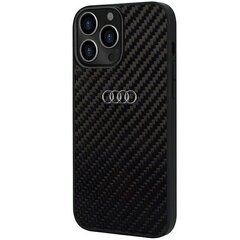 Audi Carbon Fiber iPhone 13 Pro Max 6.7" czarny|black hardcase AU-TPUPCIP13PM-R8|D2-BK цена и информация | Чехлы для телефонов | 220.lv