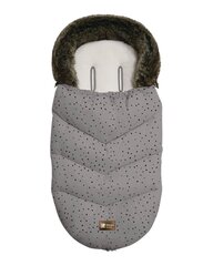 Guļammaiss ratiem Kikka Boo Luxury Fur, dots grey cena un informācija | Aksesuāri bērnu ratiem | 220.lv