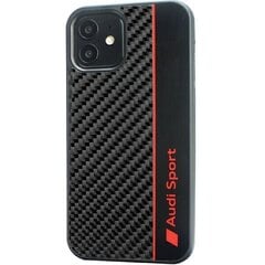 Audi Carbon Fiber Stripe iPhone 11 | Xr 6.1" czarny|black hardcase AUS-TPUPCIP11-R8|D1-BK цена и информация | Чехлы для телефонов | 220.lv