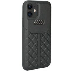 Audi Genuine Leather iPhone 12|12 Pro 6.1" czarny|black hardcase AU-TPUPCIP12P-Q8|D1-BK цена и информация | Чехлы для телефонов | 220.lv
