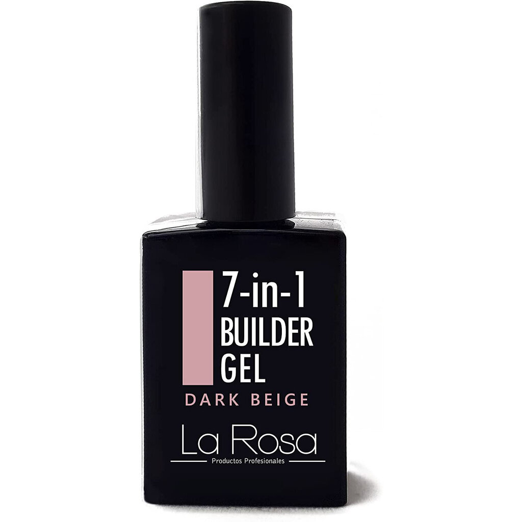 Hibrīda nagu laka La Rosa 7 in1 Builder Gel Dark Beige UV/LED, 15 ml цена и информация | Nagu lakas, stiprinātāji | 220.lv