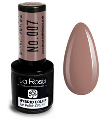 Гель-лак La Rosa Hybrid CREME Dark Nude Pink цена и информация | Лаки для ногтей, укрепители | 220.lv