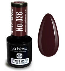 Hibrīda nagu laka La Rosa 026 Dark Purple, 9 ml cena un informācija | Nagu lakas, stiprinātāji | 220.lv