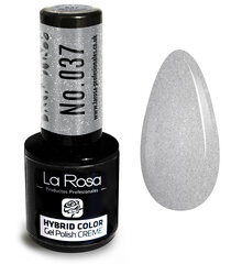 Гель-лак La Rosa Hybrid CREME Silver цена и информация | Лаки для ногтей, укрепители | 220.lv